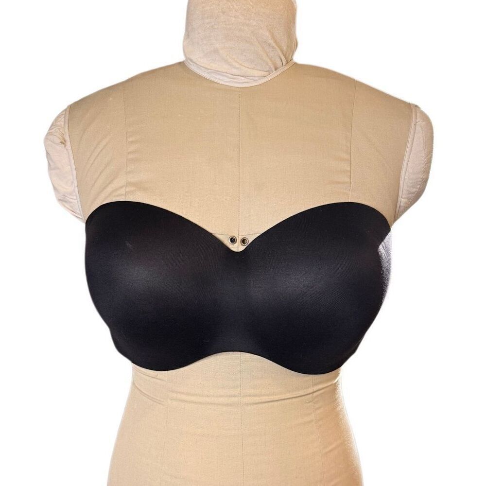Soma Enbliss Stay Put Strapless Bra Black 42C Wireless